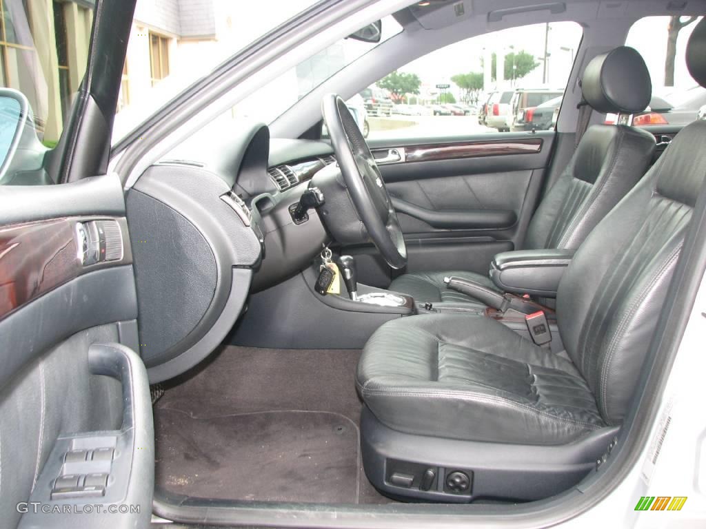 2001 A6 2.8 quattro Sedan - Light Silver Metallic / Onyx photo #8