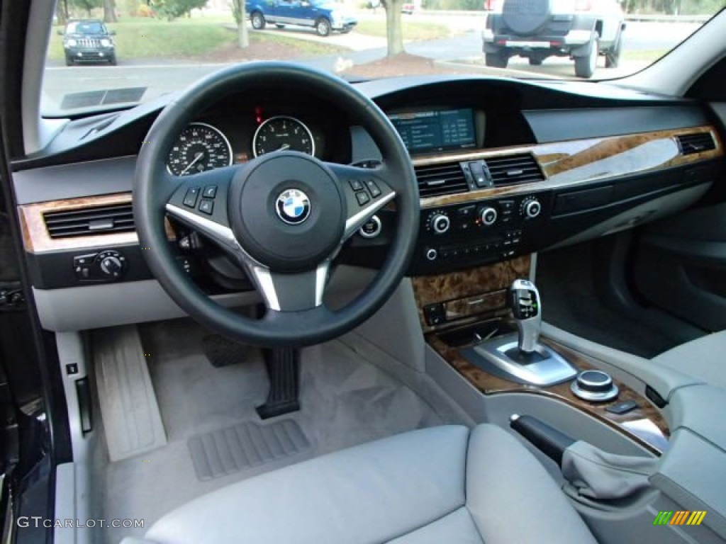 Grey Interior 2008 BMW 5 Series 535xi Sports Wagon Photo #87234434