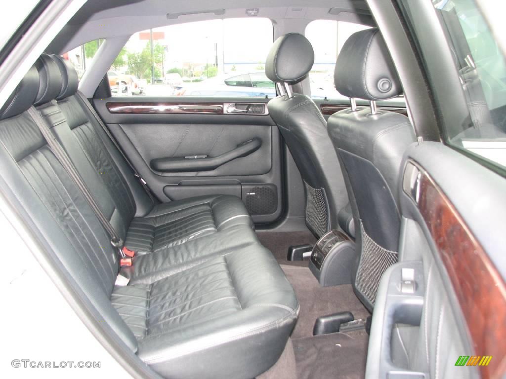 2001 A6 2.8 quattro Sedan - Light Silver Metallic / Onyx photo #10