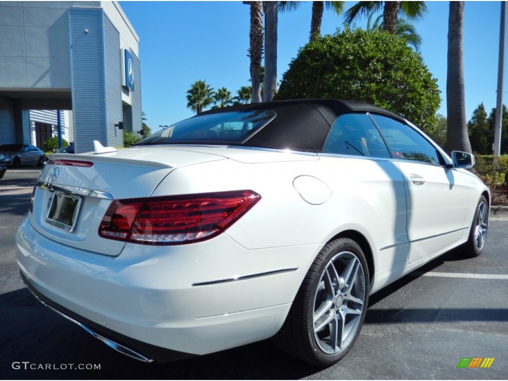 2014 E 350 Cabriolet - Diamond White Metallic / Natural Beige/Black photo #3