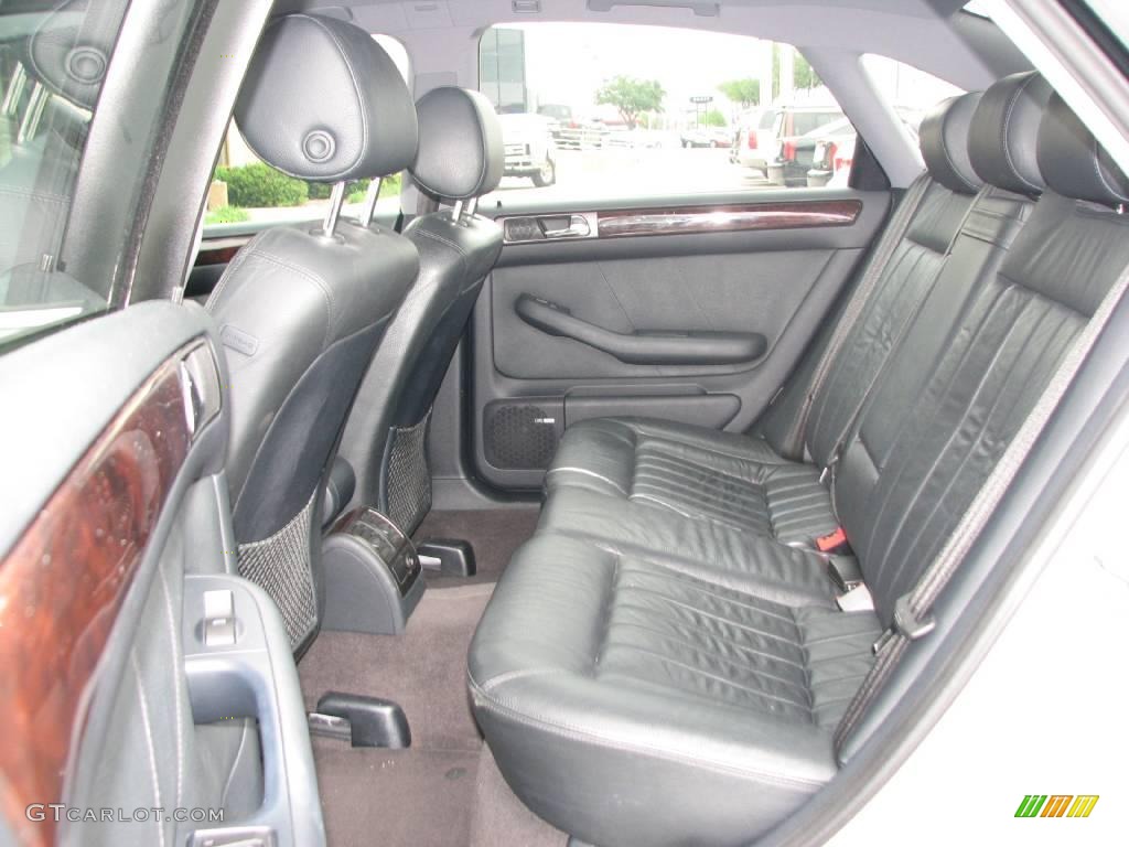 2001 A6 2.8 quattro Sedan - Light Silver Metallic / Onyx photo #11