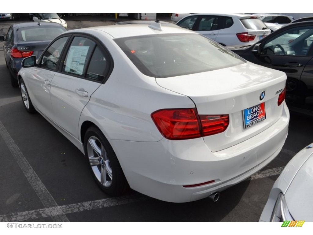 2014 3 Series 328d Sedan - Alpine White / Black photo #4