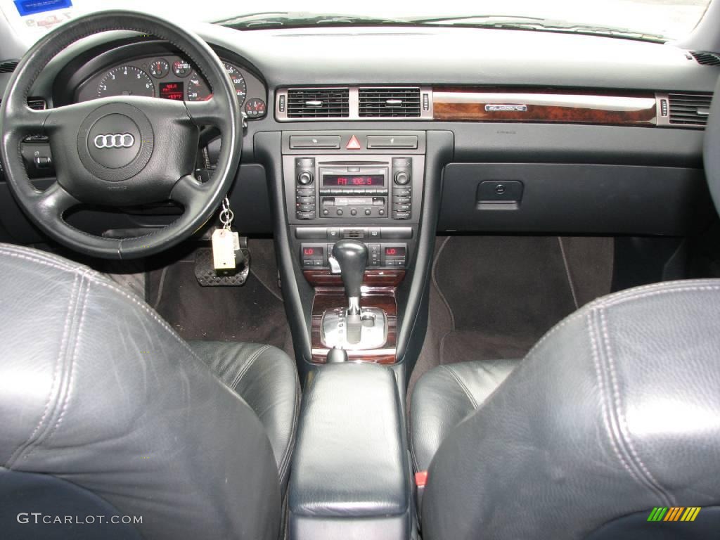 2001 A6 2.8 quattro Sedan - Light Silver Metallic / Onyx photo #12