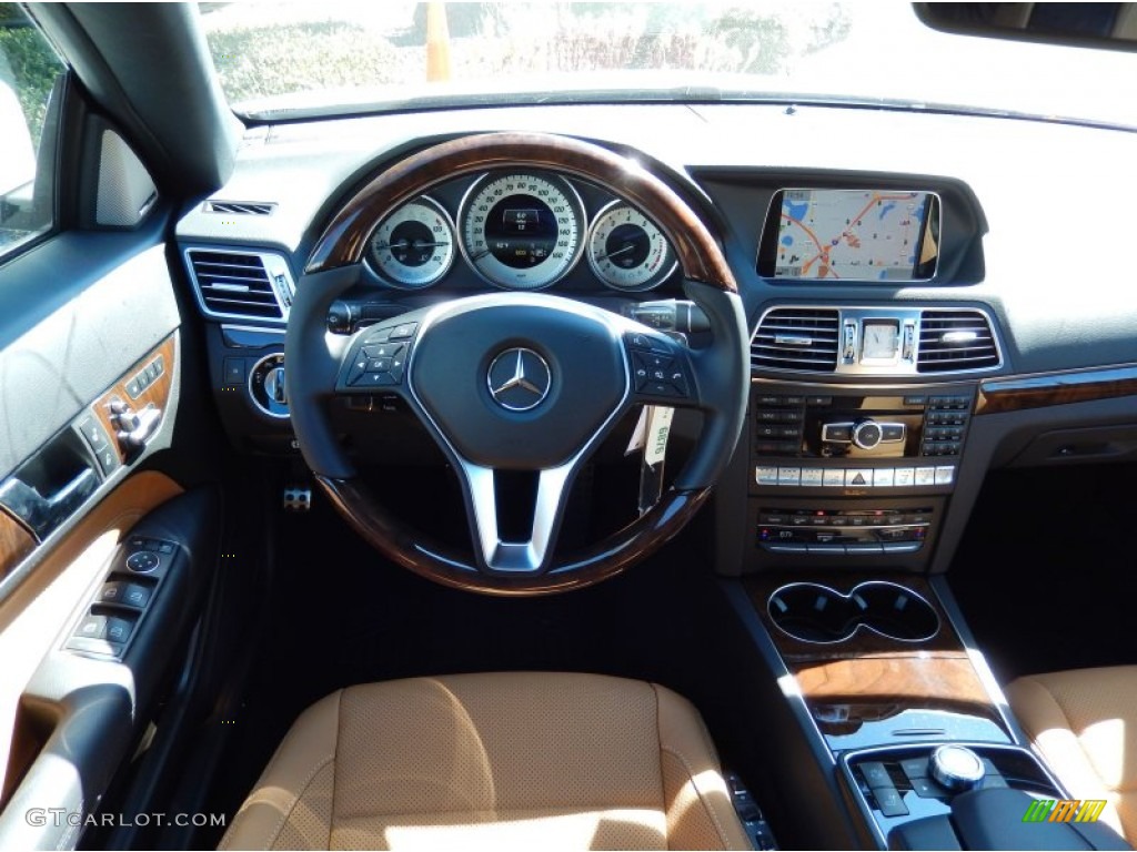2014 E 350 Cabriolet - Diamond White Metallic / Natural Beige/Black photo #9