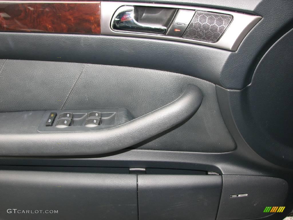 2001 A6 2.8 quattro Sedan - Light Silver Metallic / Onyx photo #14