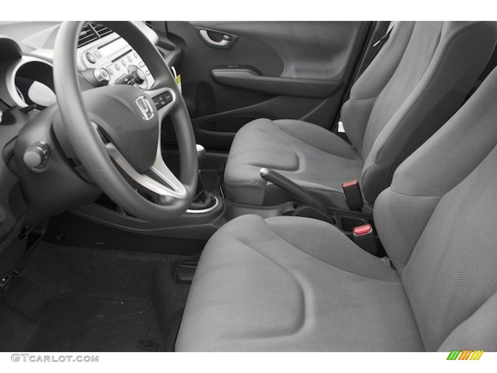 Gray Interior 2013 Honda Fit Standard Fit Model Photo #87234873