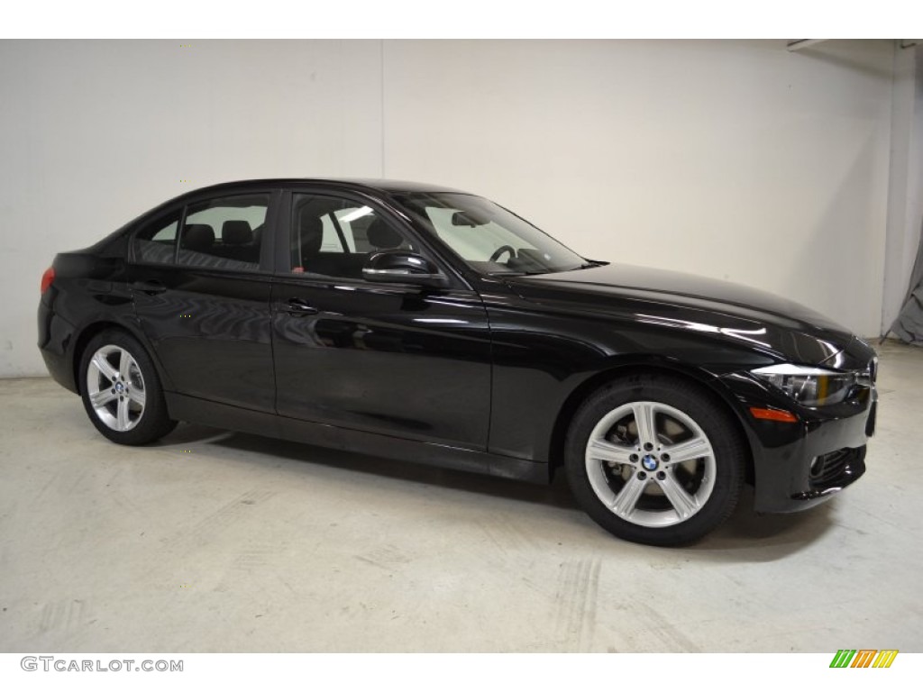 2014 3 Series 328d Sedan - Jet Black / Black photo #2