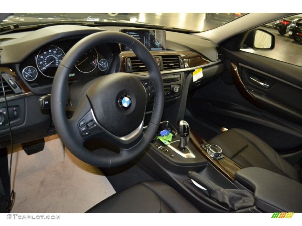 2014 3 Series 328d Sedan - Jet Black / Black photo #6