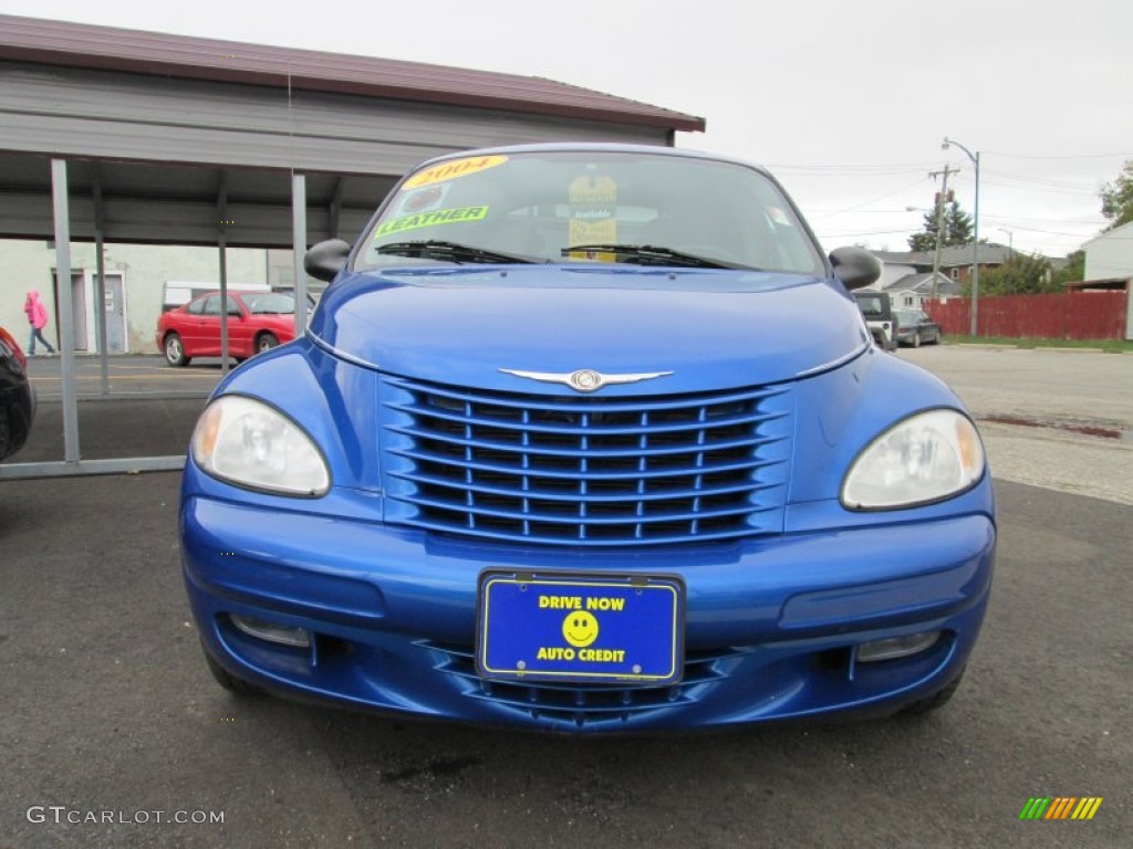 2004 PT Cruiser Limited - Electric Blue Pearlcoat / Taupe/Pearl Beige photo #4