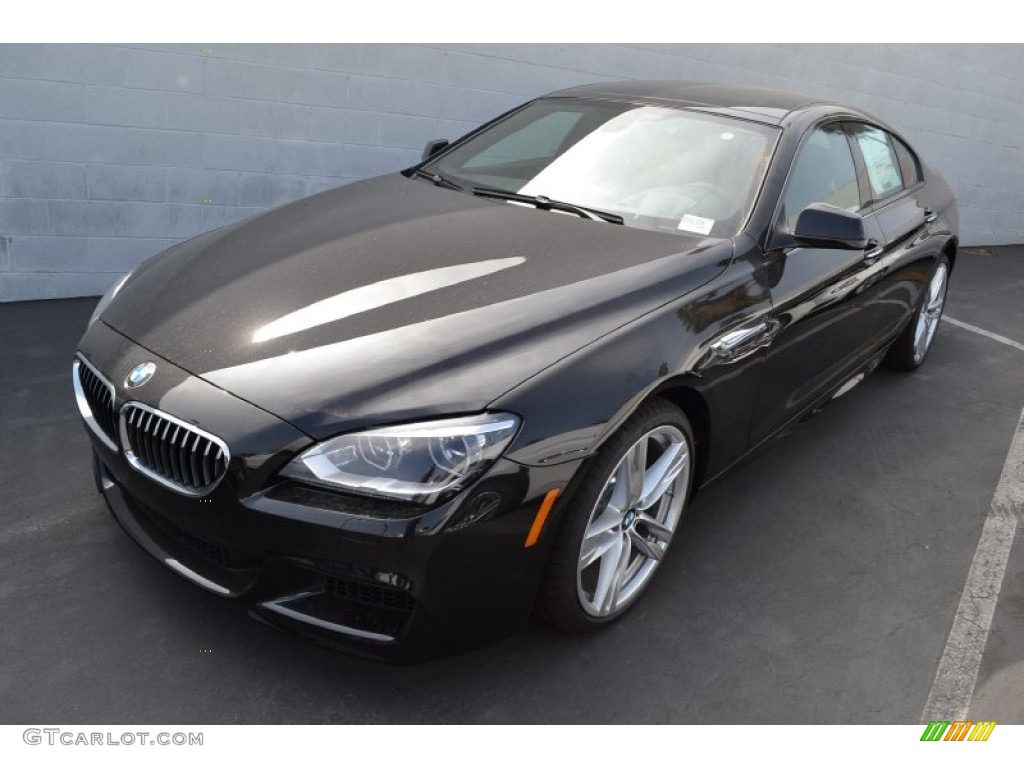 2014 6 Series 640i Gran Coupe - Black Sapphire Metallic / Black photo #9