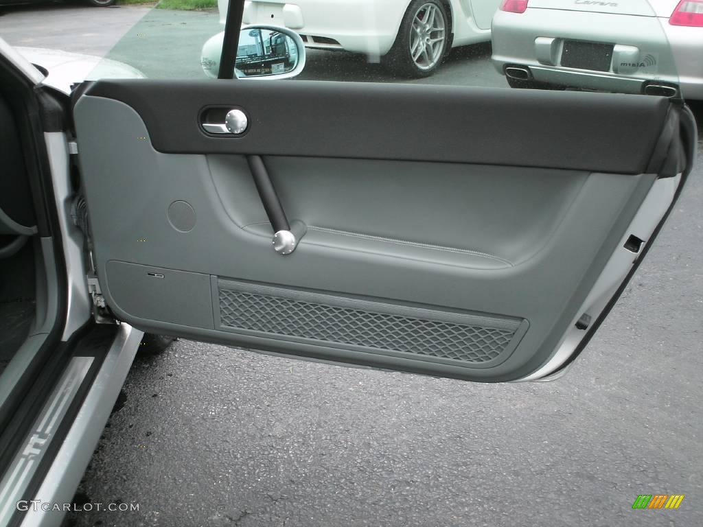 2002 TT 1.8T quattro Roadster - Lake Silver Metallic / Aviator Grey photo #31