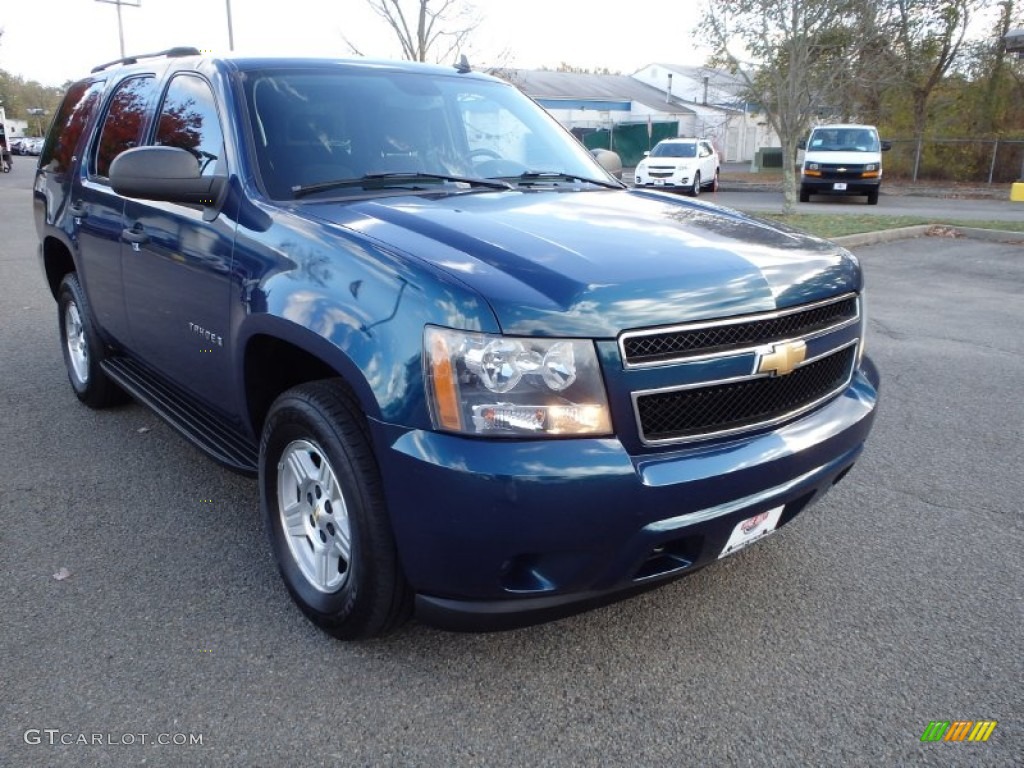 2007 Tahoe LS 4x4 - Bermuda Blue Metallic / Ebony photo #3