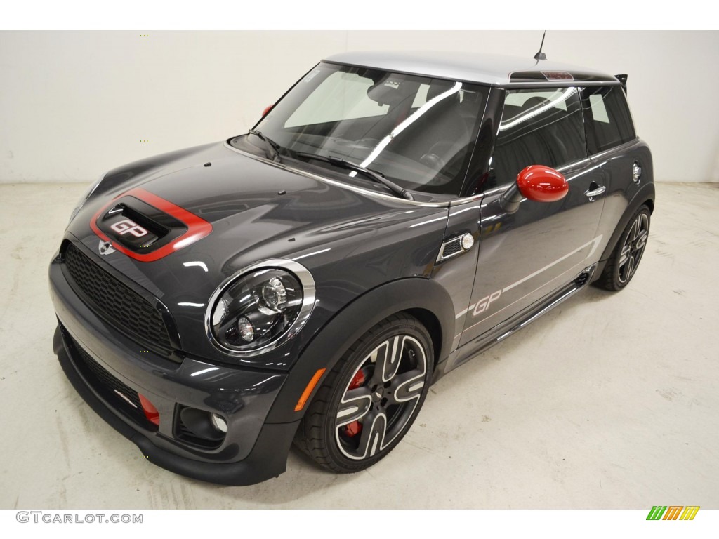 2013 Cooper John Cooper Works GP - Thunder Grey Metallic / GP Recaro Sport Black/Dinamica photo #5