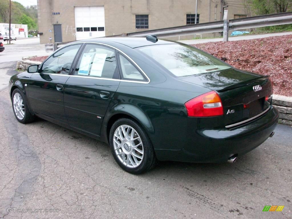 2004 A6 2.7T quattro Sedan - Irish Green Pearl / Platinum photo #3