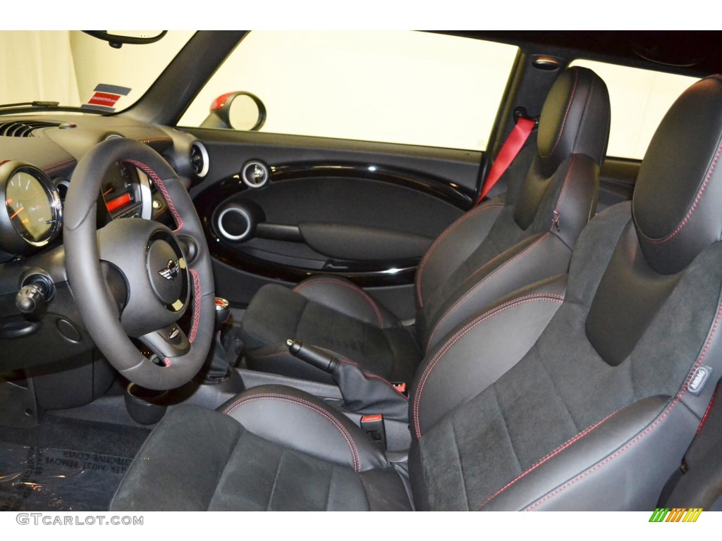 2013 Cooper John Cooper Works GP - Thunder Grey Metallic / GP Recaro Sport Black/Dinamica photo #11