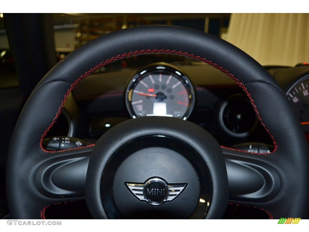 2013 Cooper John Cooper Works GP - Thunder Grey Metallic / GP Recaro Sport Black/Dinamica photo #18