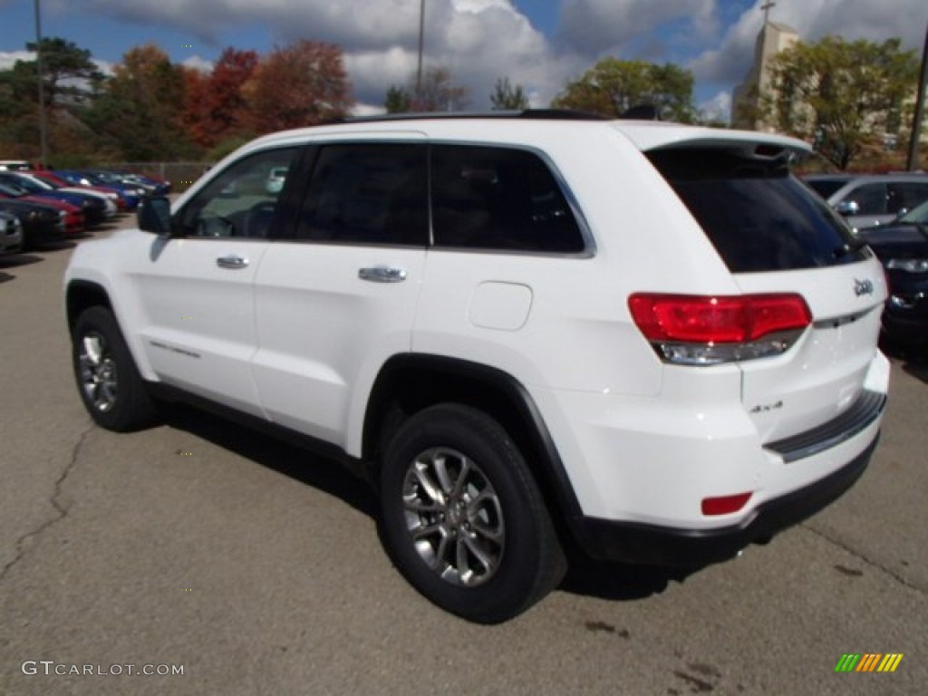 2014 Grand Cherokee Limited 4x4 - Bright White / Morocco Black photo #8