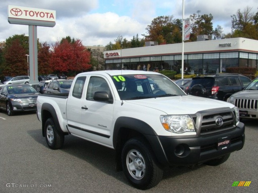 Super White Toyota Tacoma