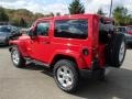 Flame Red 2014 Jeep Wrangler Sahara 4x4 Exterior