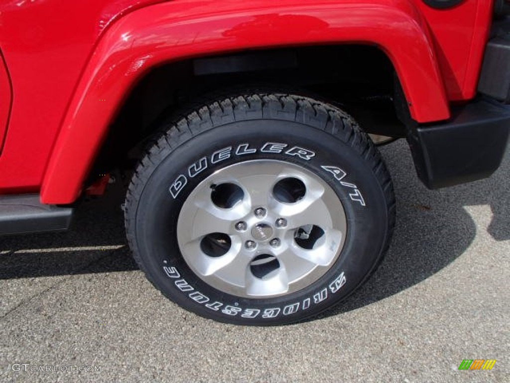 2014 Jeep Wrangler Sahara 4x4 Wheel Photos