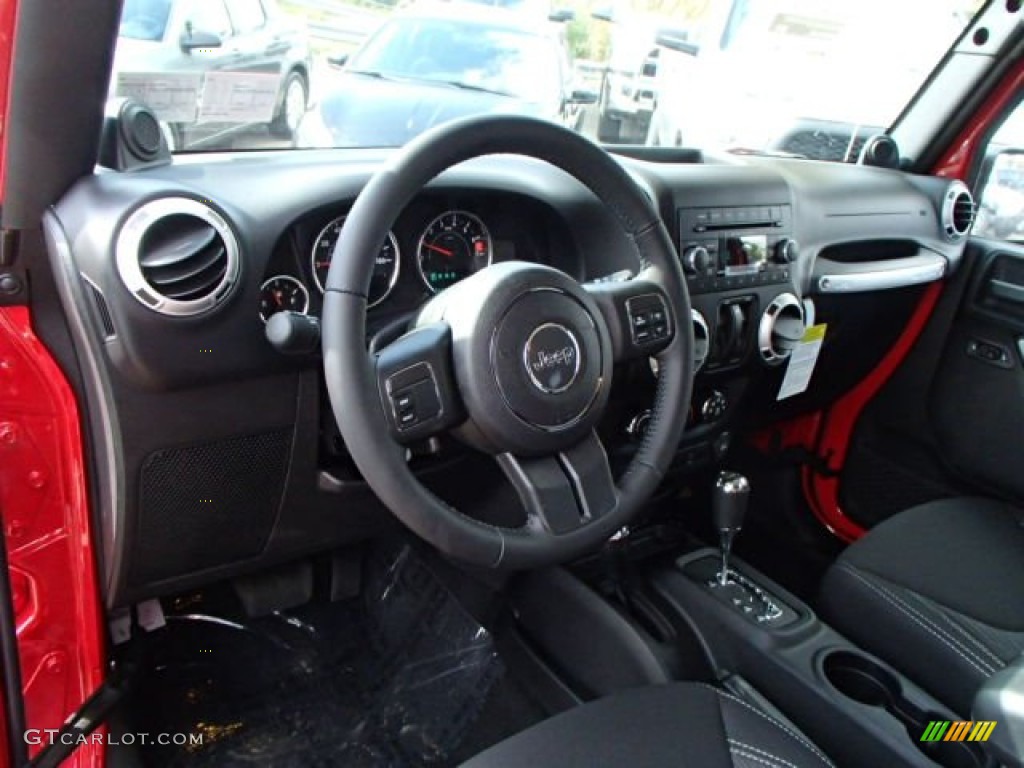 2014 Jeep Wrangler Sahara 4x4 Interior Color Photos