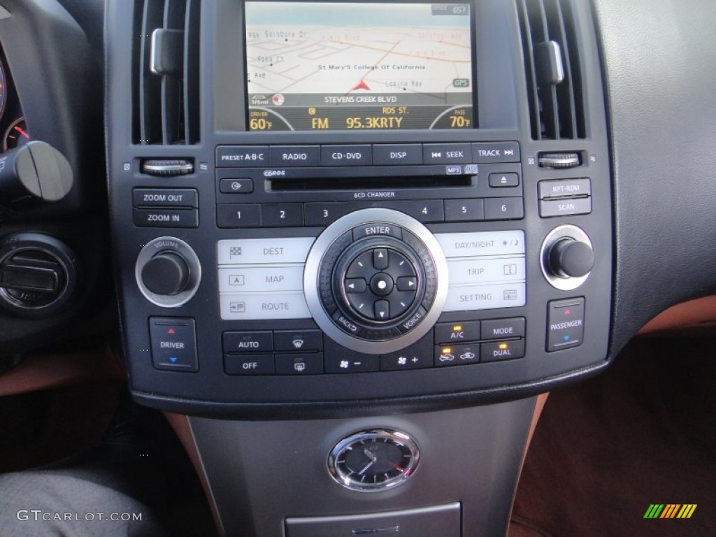 2006 FX 35 AWD - Black Obsidian / Brick/Black photo #9