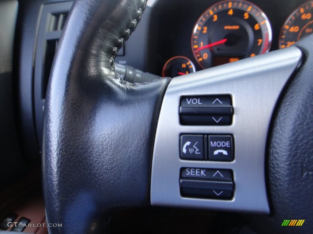 2006 FX 35 AWD - Black Obsidian / Brick/Black photo #14