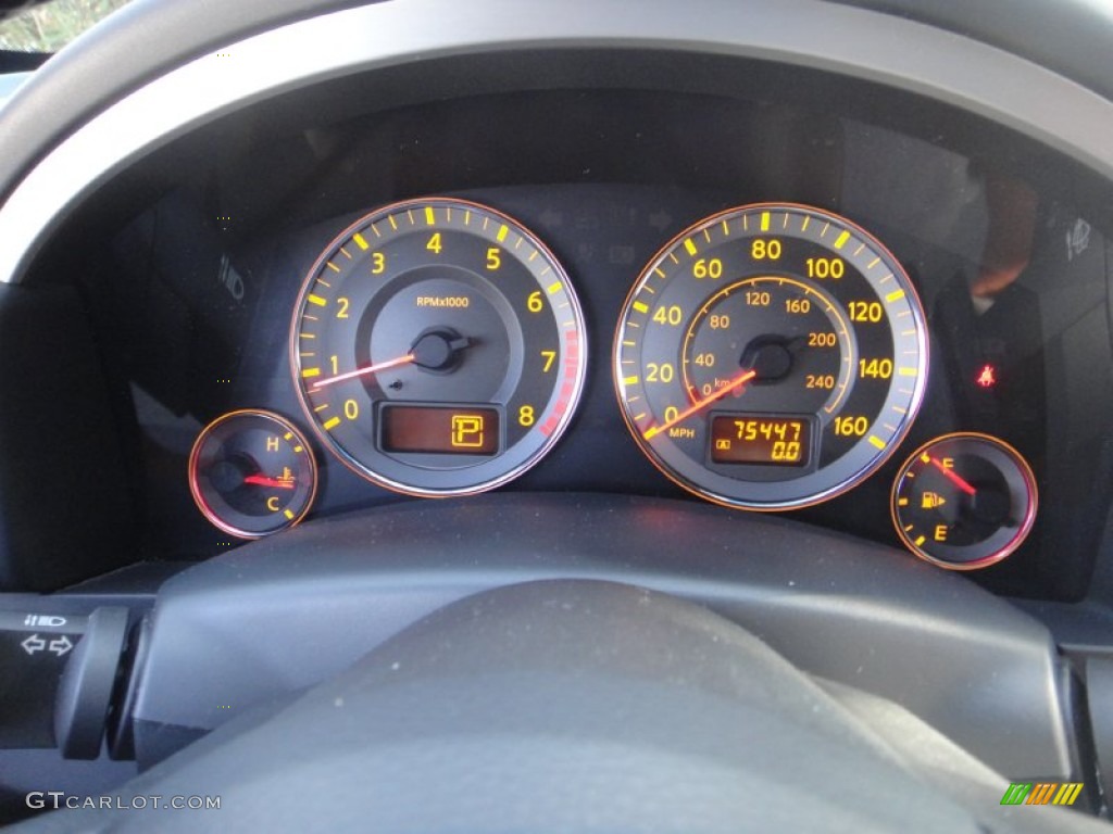 2006 FX 35 AWD - Black Obsidian / Brick/Black photo #16