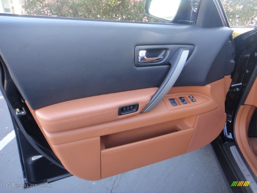 2006 FX 35 AWD - Black Obsidian / Brick/Black photo #18