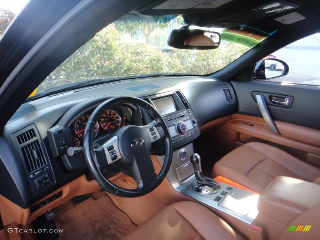 Brick/Black Interior 2006 Infiniti FX 35 AWD Photo #87238655