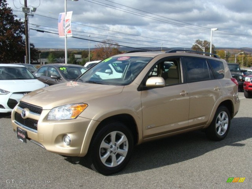 Sandy Beach Metallic 2010 Toyota RAV4 Limited V6 4WD Exterior Photo #87238827