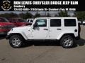 2014 Bright White Jeep Wrangler Unlimited Sahara 4x4  photo #1