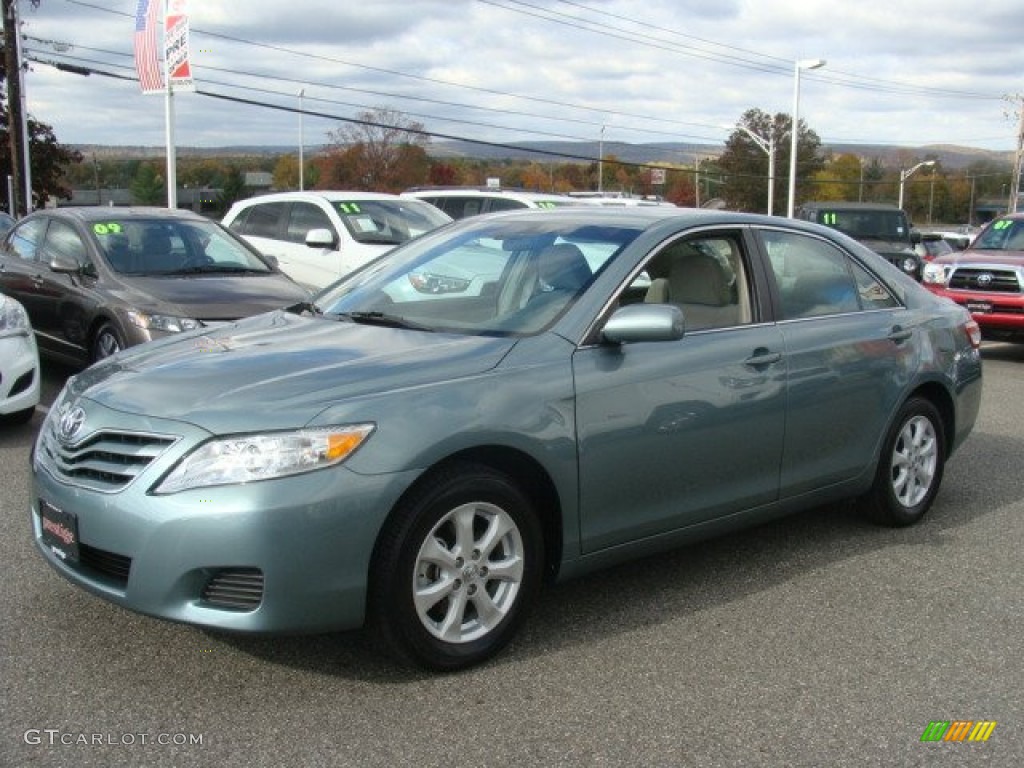 Aloe Green Metallic 2011 Toyota Camry LE Exterior Photo #87240531
