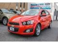 2012 Inferno Orange Metallic Chevrolet Sonic LTZ Hatch  photo #1