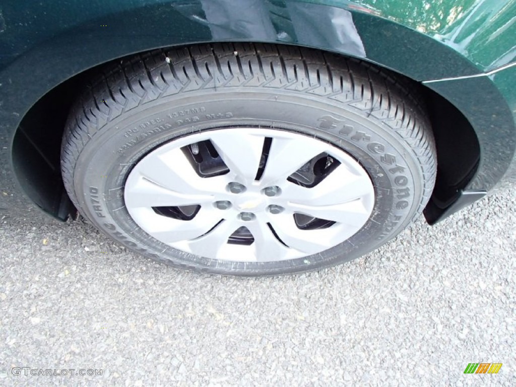 2014 Cruze LS - Rainforest Green Metallic / Jet Black/Medium Titanium photo #3