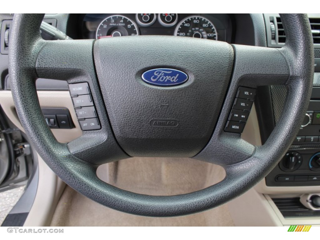 2008 Fusion SE V6 - Vapor Silver Metallic / Medium Light Stone photo #12