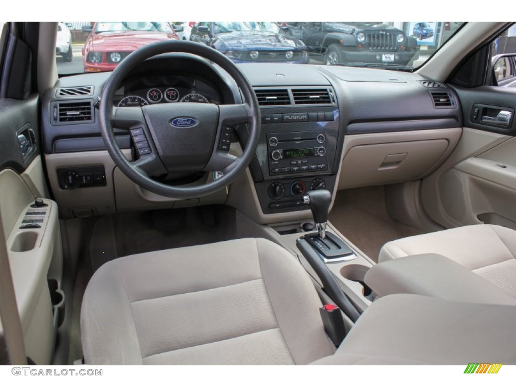 2008 Fusion SE V6 - Vapor Silver Metallic / Medium Light Stone photo #13