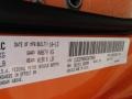 PL4: Header Orange 2014 Dodge Dart SXT Color Code