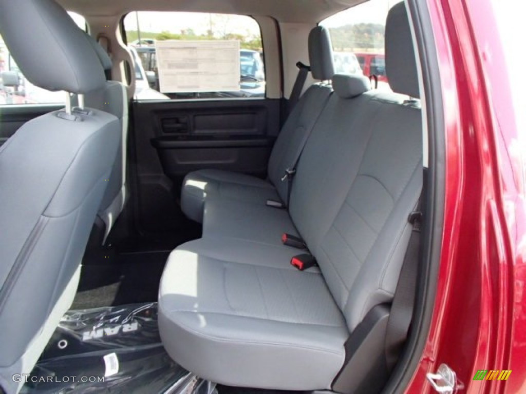 2014 1500 Express Crew Cab 4x4 - Deep Cherry Red Crystal Pearl / Black/Diesel Gray photo #12