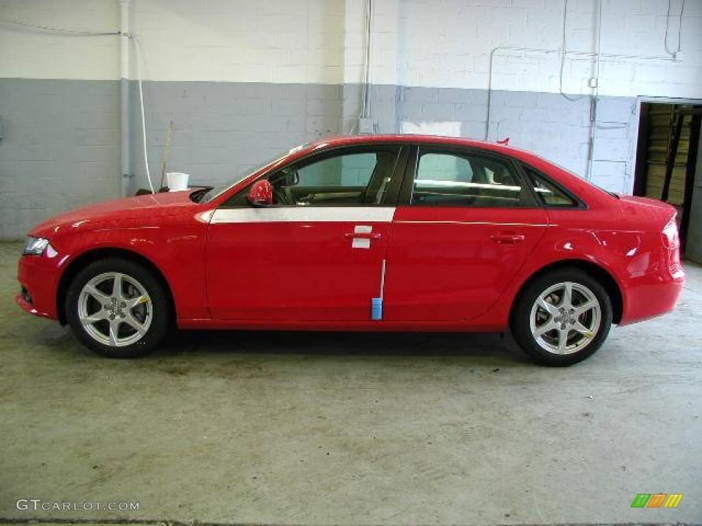 Brilliant Red Audi A4
