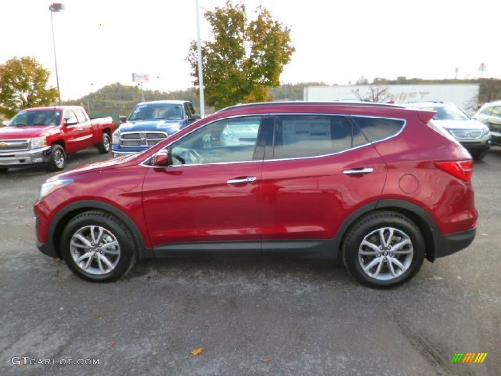 Serrano Red 2014 Hyundai Santa Fe Sport 2.0T AWD Exterior Photo #87242988
