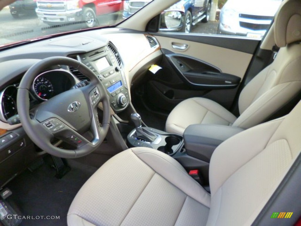 Beige Interior 2014 Hyundai Santa Fe Sport 2.0T AWD Photo #87243195