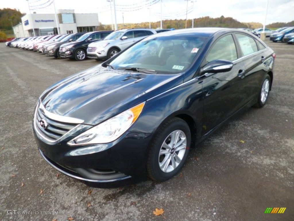 Pacific Blue Pearl 2014 Hyundai Sonata GLS Exterior Photo #87243681