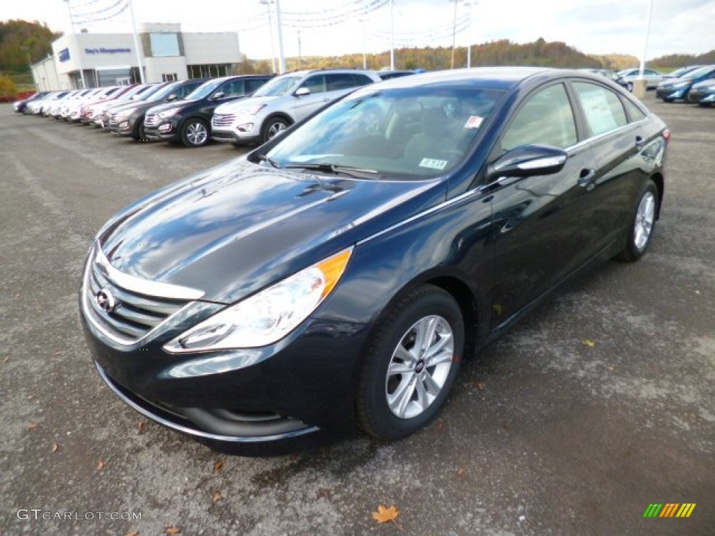 2014 Sonata GLS - Pacific Blue Pearl / Gray photo #3