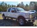 2013 White Platinum Tri-Coat Ford F250 Super Duty Lariat Crew Cab 4x4  photo #1