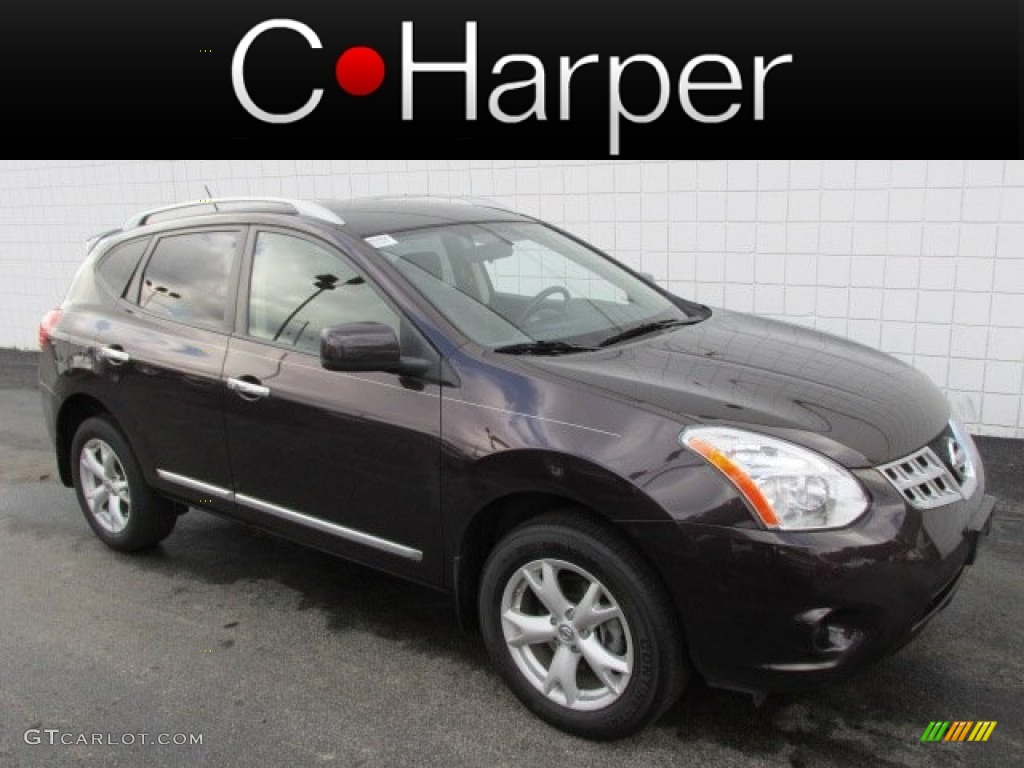 2011 Rogue SV AWD - Black Amethyst / Black photo #1