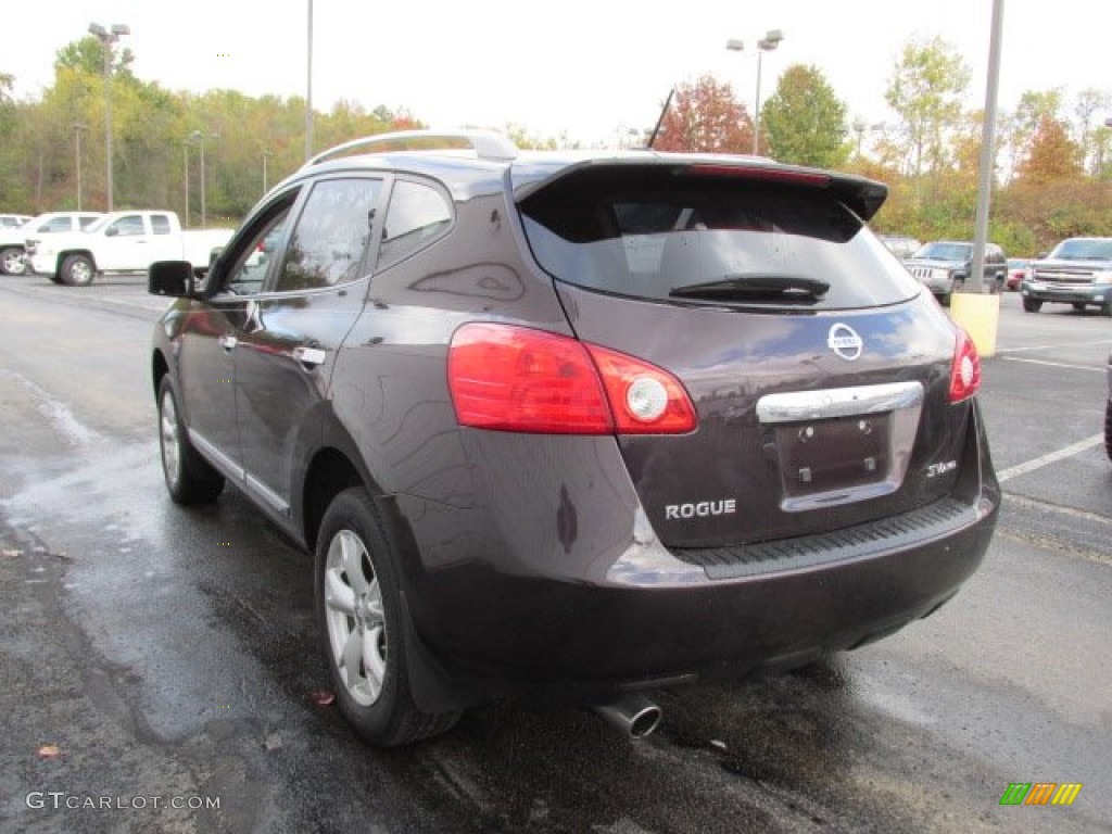 2011 Rogue SV AWD - Black Amethyst / Black photo #6