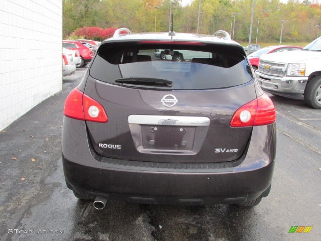 2011 Rogue SV AWD - Black Amethyst / Black photo #7