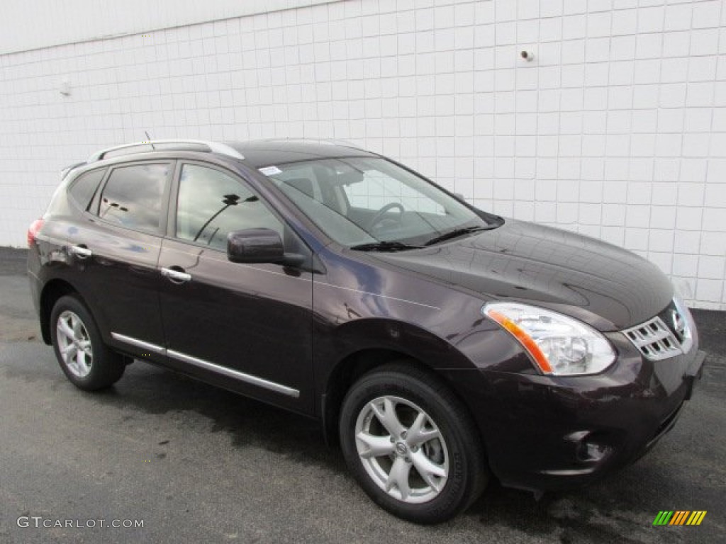 2011 Rogue SV AWD - Black Amethyst / Black photo #17