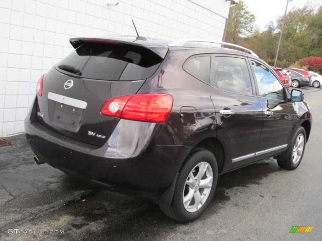 2011 Rogue SV AWD - Black Amethyst / Black photo #24